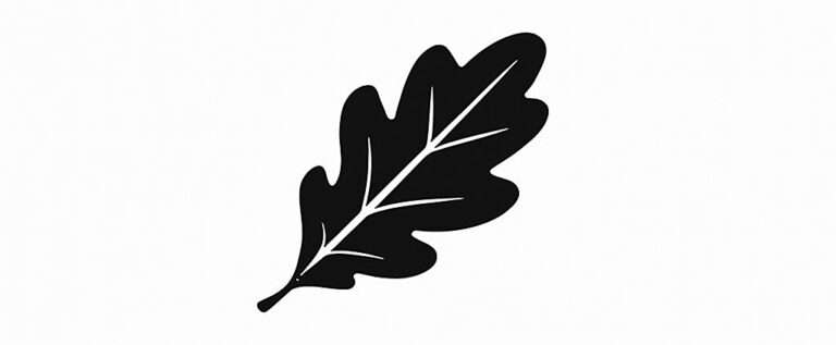 logo feuille de chêne de quercus-paysages